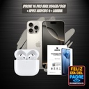 Pack Apple Iphone 16 Pro Max 256GB/8ram Natural Titanium + Apple Airpods 4 + Lamina HD