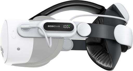 BOBOVR E3 Pro Head Strap + Bateria B100 (Meta Quest 3/3s)