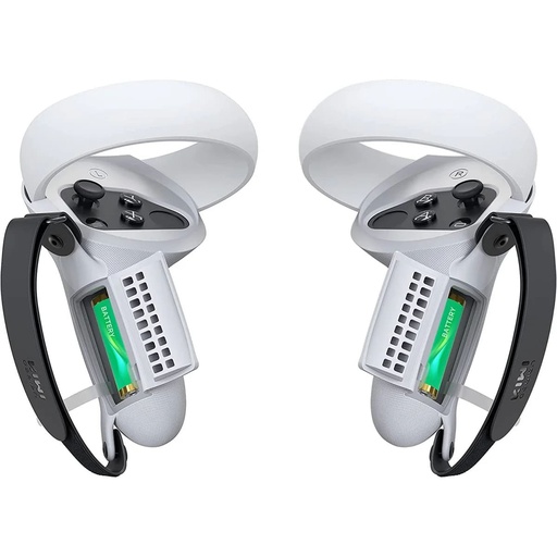 Kiwi Funda para Mandos Oculus Quest 2 duo blanco-negro